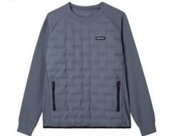 【極美品】ブリーフィングゴルフ ハイブリッド クルーネック ダウントレーナー L 極美品】ブリーフィングゴルフ ハイブリッド クルーネック
