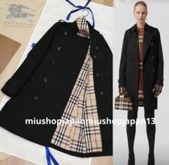 イタリア製生地★ショート丈★バーバリーロンドン★ステンカラースプリングコート美品 BURBERRY バーバリー ステンカラーコート スプリングコート