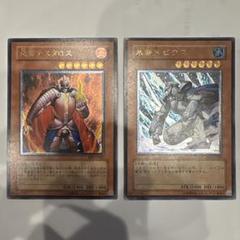 2枚セット】炎帝テスタロス & 氷帝メビウス レリーフ - メルカリ