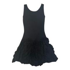 Dior黒のノースリーブひざ丈ワンピース