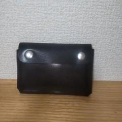 栃木レザー　ミニ財布　ハンドメイド