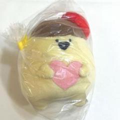 お文具といっしょ ボールチェーン付き ハートショコラぬいぐるみ プリンさん