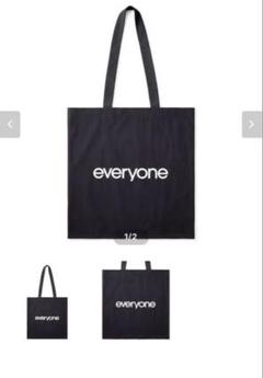 新品everyone nylon logo tote bag (BLACK) everyone nylon logo tote bag (BLACK) - メルカリ