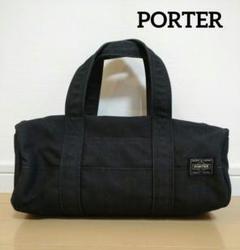 ✨極美品✨ ポーター デニム スモーキー ミニボストン ドラムバッグ S 人気✨PORTER ポーター スモーキー ミニドラムバッグ ボストン