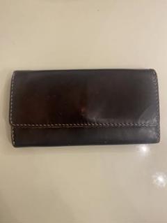 ★★ハンドメイド本革★★ダークブラウン 長財布