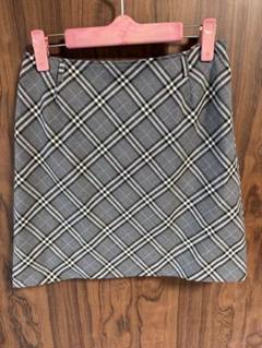 Burberryブルーレーベルチェック柄 ミニスカート 38