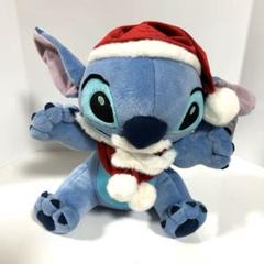 スティッチ】 終売品 2008 ぬいぐるみ クリスマス サンタ リース