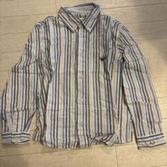 21.ARMANI JUNIOR ストライプ長袖シャツ 6A