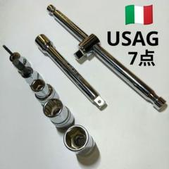 USAG スライドハンドルとエクステンションバー 3/8ソケット他5点合計7点のサムネイル