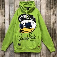 C18 ビーワンソウル SWAG DUDE アヒル パーカー M ビッグプリント