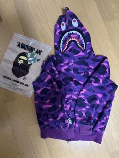 A Bathing Ape パーカー パープル新品未使用　メンズSサイズ A BATHING APE（パープル/紫色系）のフリマアイテム一覧