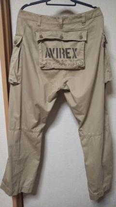 AVIREX カーゴパンツ モンキーパンツ XL ベージュ ウエスト大きめ
