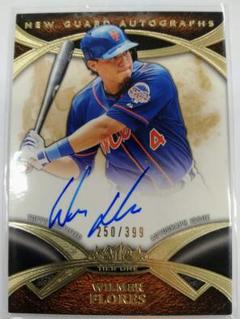 WILMER FLORES TOPPS TIER ONE MLB AUTOサイン