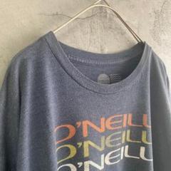 オニール 古着 アメリカ輸入 三段プリント Tシャツ 半袖 XLサイズ ロゴ