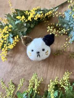 こちゃのすけ様　miniあみぐるみ　三毛猫など どうぶつあみぐるみ♪三毛猫さん（身長8cm） あみぐるみ amidoki
