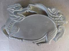 当時物 古い硯 獅子?形状 小筆用硯 書道・俳句・短歌道具