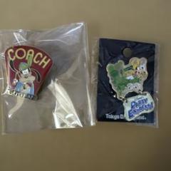 ディズニー グーフィー COACH ピンバッジ