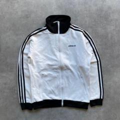 adidas アディダス トラックジャケット 古着 00s 襟配色 M 白 黒 m81851230989_1.jpg?1726804810