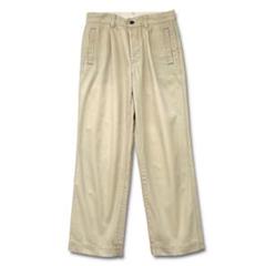 MHL BRUSHED BACK COTTON TWILL チノ パンツ L