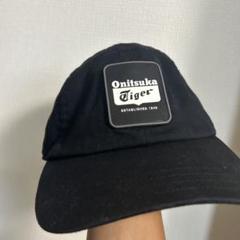 【試着のみ美品】Onitsuka Tiger オニツカタイガー キャップ 黒 CAP / キャップ（キャップ）｜Onitsuka Tiger（オニツカタイガー