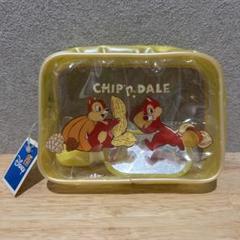 平成レトロ Disney チップとデール クリアポーチ 鏡 レア レトロ