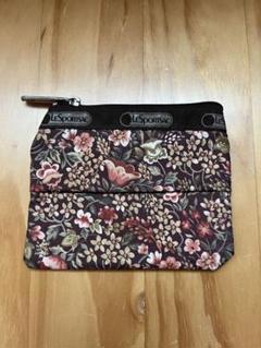 LeSportsac フラワープリント コインケース ティッシュケース