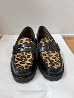 ghbass レオパードローファー