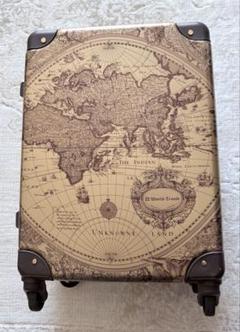 完売品値下げ】WORLD Trunk/BR地図柄トランクケース