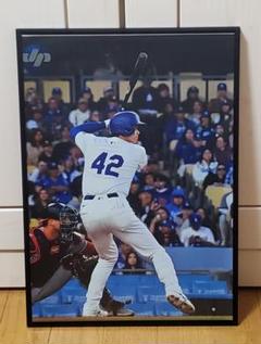 ドジャース大谷翔平 MLB 記念試合！A3サイズポスターフレーム付き① 8種