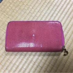 【新品・未使用】muta ムータ 長財布 ガルーシャ ピンク　エイ革 ガルーシャ・TWIN ZIP長財布(ゴールドブラック） – muta Online