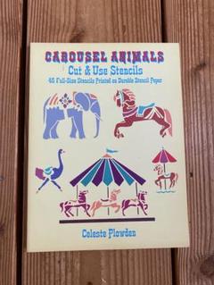 ステンシル 図案 カット ハンドメイド 洋書