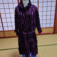【レビューで送料無料】 me issey miyake 袖はシースルー素材、見頃などはシャギーです ワンピース