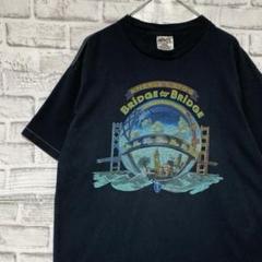 USA製90sヴィンテージTシャツ！シングルステッチ　ブラック半袖古着L722