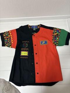 Nike 1992年　カラフル半袖ワークシャツ