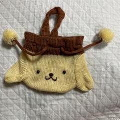 【未開封】ポムポムプリン ぬいぐるみキーホルダー ビニールバッグ入り 平成レトロ 未開封】ポムポムプリン ぬいぐるみキーホルダー ビニールバッグ