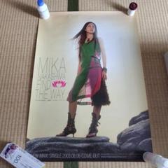 中島美嘉　2003年リリース　FIND THE WAYポスター 中島美嘉2003年リリースFIND THE WAYポスター