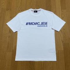 極美品　モンクレール　グルノーブル　ロゴ　Tシャツ　ホワイト　M 4S392 極美品モンクレールグルノーブルロゴTシャツホワイトM 4S392