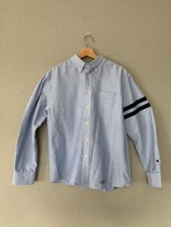 champion ネルシャツ ブルー