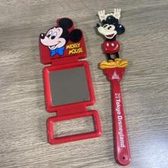 ミッキーマウス タオルハンガーミラー 付き 東京ディズニーランド　孫の手セットのサムネイル