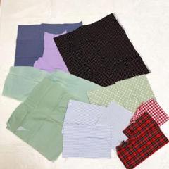 ハギレセット50cmサイズあり　ドット　チェック　ストライプ　まとめ売りのサムネイル