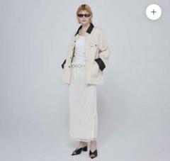 searoomlynn Meshスパンコールスカート　ホワイト