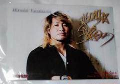 新日本プロレス 棚橋弘至 直筆サイン色紙と非売品プリントサインブロマイド
