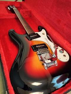 Mosrite 1964 エレキギター ブラック ハードケース付き - メルカリ