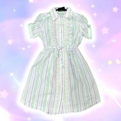 ヴィンテージ古着☆ロジータ☆パステルカラーシャツワンピース