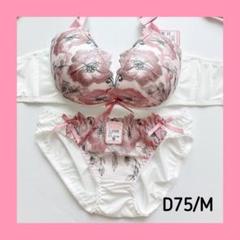 ❤︎新品未使用タグ付き❤︎竜とそばかすの姫コラボ　ブラジャー&ショーツセット 75E ♡/ラス1/sale】10499PK D75/M ブラショーツセット - メルカリ