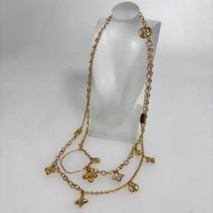 【Louis Vuitton】ヴィトン ネックレス ブルーミング ストラス GP ルイ ヴィトン ブルーミング ストラス モノグラムフラワー