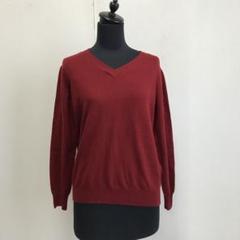 グラシア 長袖ニット レッド M