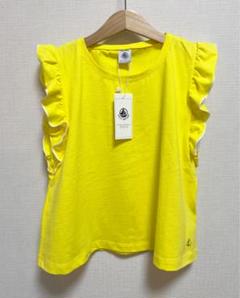 新品 petit bateau トップス フリル袖 128cm