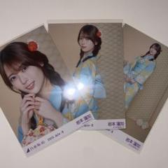乃木坂46 乃木坂　岩本蓮加　生写真 全ツ2025 浴衣 3種コンプ