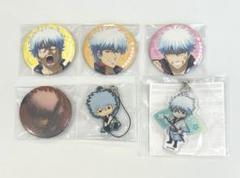 銀魂 アニプレックス 銀時 アクリルキーホルダー 百面相缶バッジ 大銀魂展